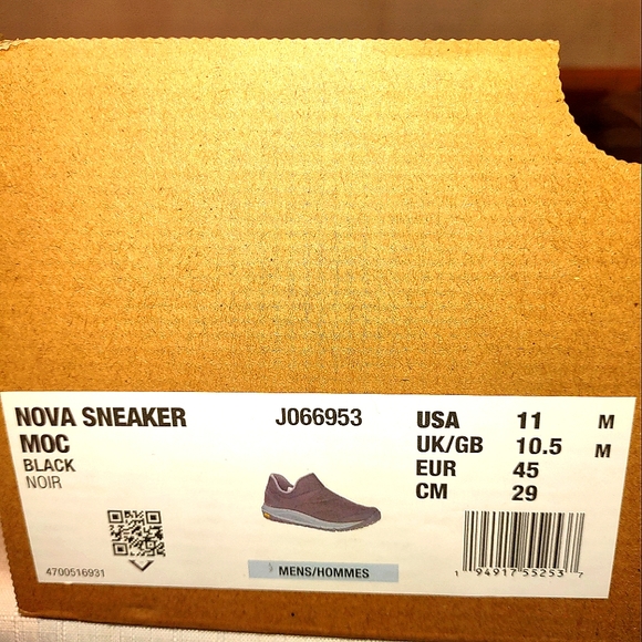 Merrell Men's Nova Sneaker Moc in Black - Picture 10 of 11